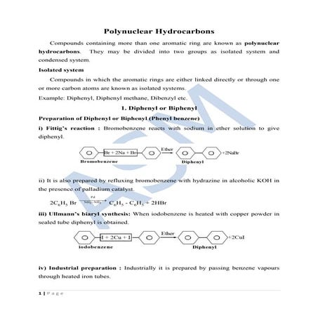 Polynuclear hydrocarbons 