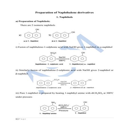 Polynuclear hydrocarbons Module3