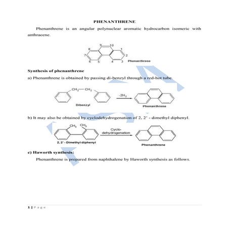 Polynuclear hydrocarbons module9