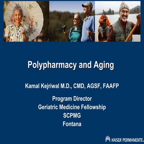2015: Polypharmacy and Aging-Kejriwal