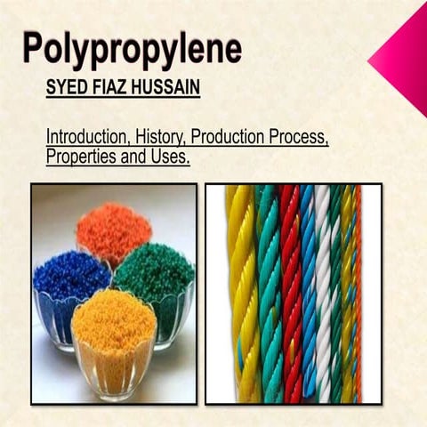 Polypropylene fiber slides