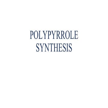 POLYPYRROLE SYNTHESIS. PPT.pptx