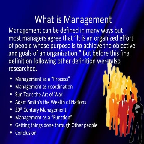 Principle of Management