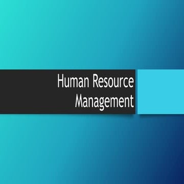 Functions of Human Resource Management | PPTX