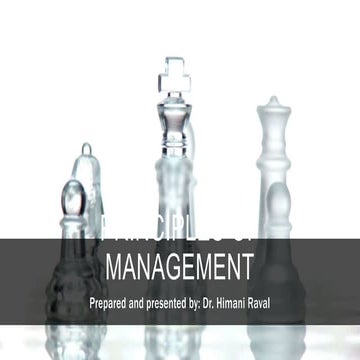 Principles of Management