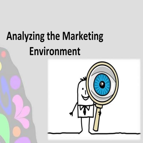 Analyzing the Marketing Environment