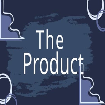 principles of marketing presentation on the topic product