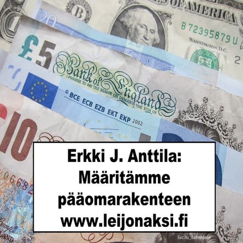 Pääomarakenne oikeanlaiseksi