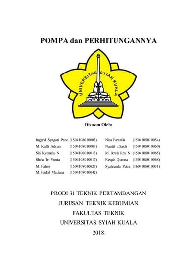 Pompa dan perhitungannya fix