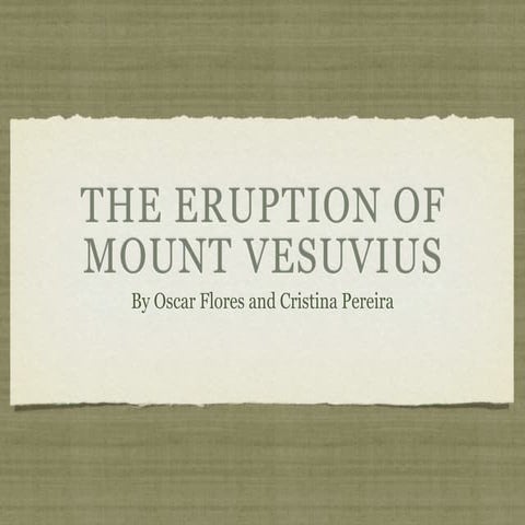 mount vesuvius by oscar and cristina