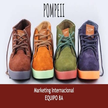 POMPEII- Plan de Marketing Internacional VERSIÓN 2