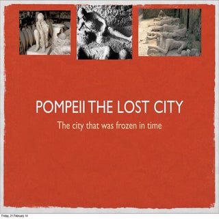 Pompeii the lost city