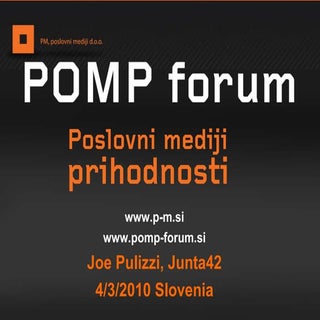 Pomp Forum Joe Pulizzi Publishing I...
