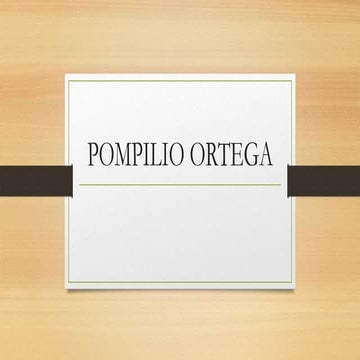 Pompilio ortega