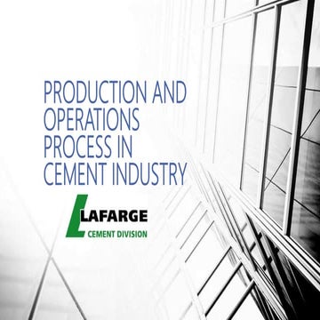 Production & Operations Management