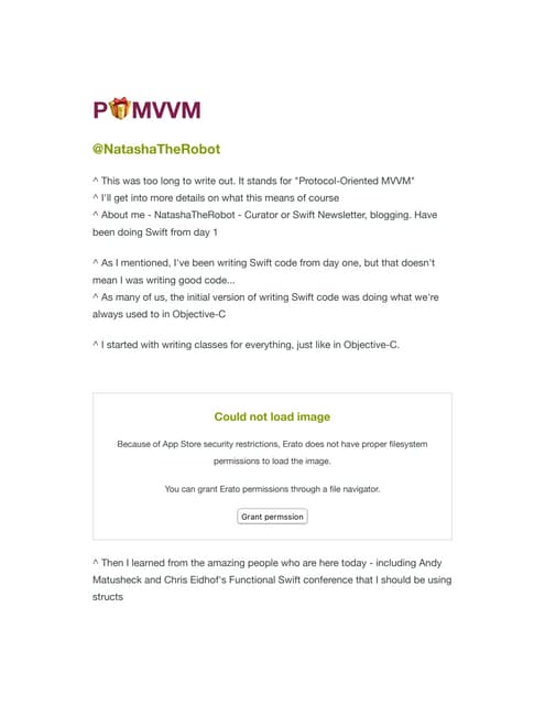 Protocol Oriented MVVM - Auckland i...