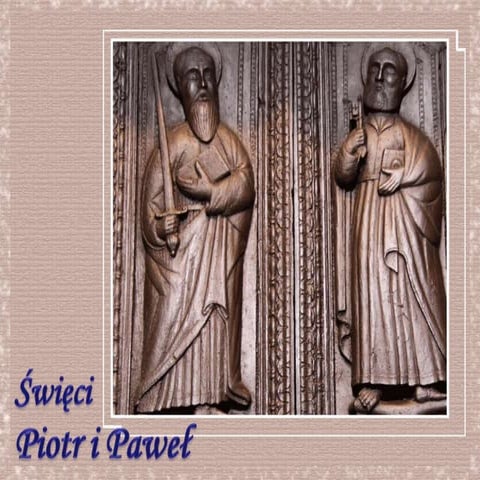 Sw Piotr I Paweł Sprawdzian Z Religii Kl 6