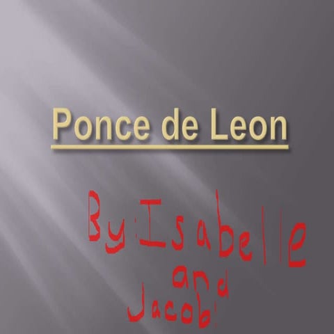 Ponce de leon