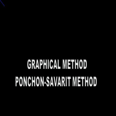 presentation on PONCHON-SAVARIT-METHOD.ppt