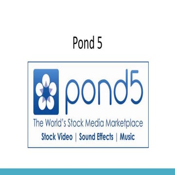 Pond 5 - Open Marketplace for stock media 
