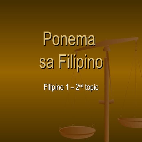 Ponemang Filipino