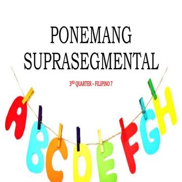 Ponemang suprasegmental