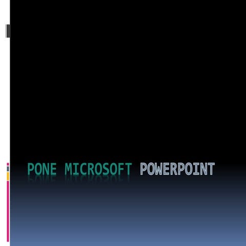 How to create an PowerPoint presentation | PPTX