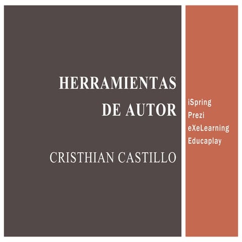 Webinar: Herramientas de Autor para el diseño de OA para EaD 