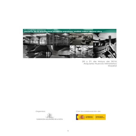 Ponencia iii congreso de arquitectos de españa