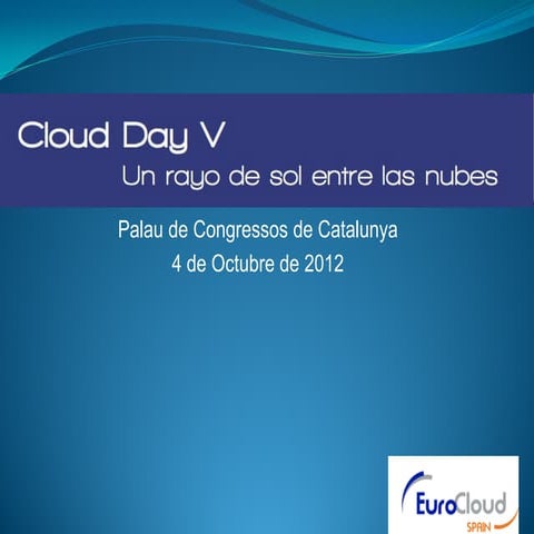 Ponencia euro cloud