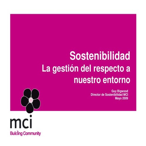 Ponencia Guy Bigwood.  Accesibilidad y movilidad, una puerta a la igualdad