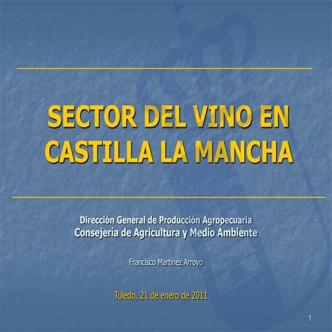Clase abierta Wimba - El sector del vino en Castilla La Mancha. Producción, c...