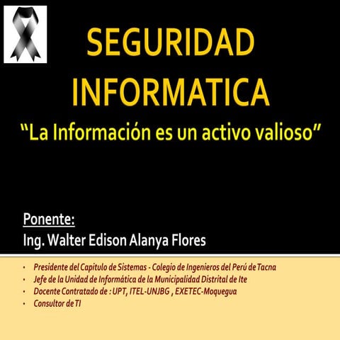 SEGURIDAD INFORMATICA