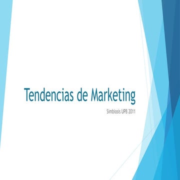Tendencias de Marketing
