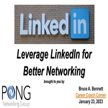 Leverage LinkedIn for Better Networking