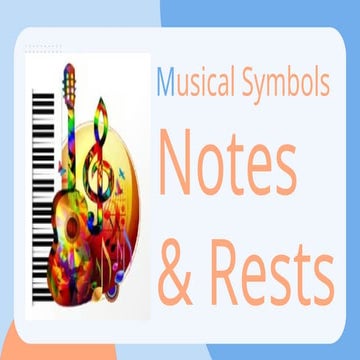 Music6 q1 mod1_rhythm notes and rests_final08032020 | PDF