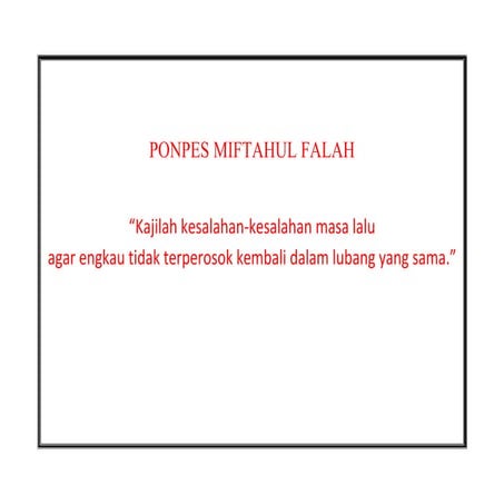 Ponpes miftahul falah