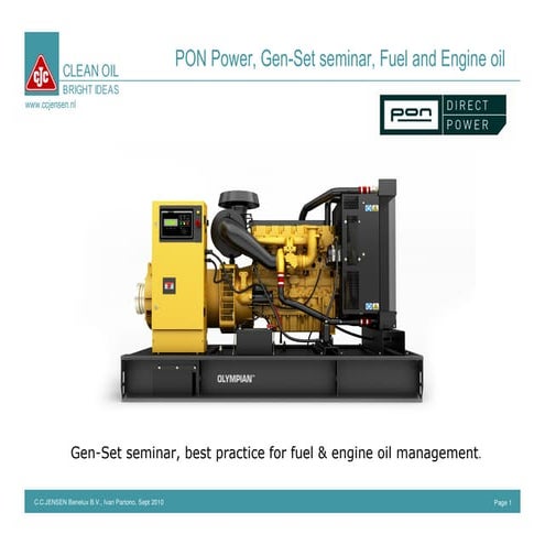 Pon Power Seminar Gen Set Rental Day Sept10 Ip