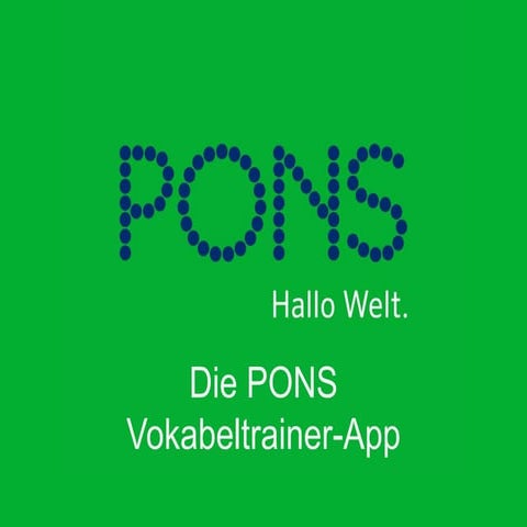 PONS Vokabeltrainer App | PPTX