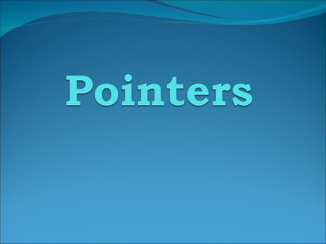 Ponters