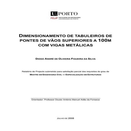 Pontes com vão acima de 100m com viga metálica