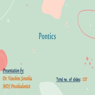 Pontics