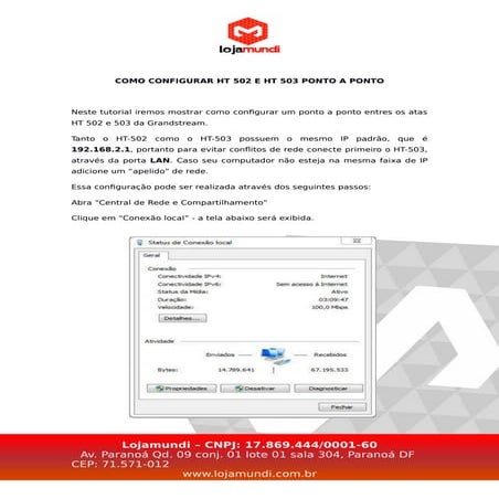 Ponto a-ponto-ht502-e-ht503