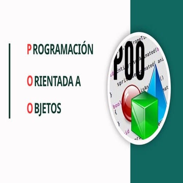 Poo programación orientada a objetos en python presentación ppts