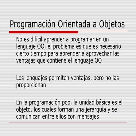 Programacion orientada a objetos parte 2
