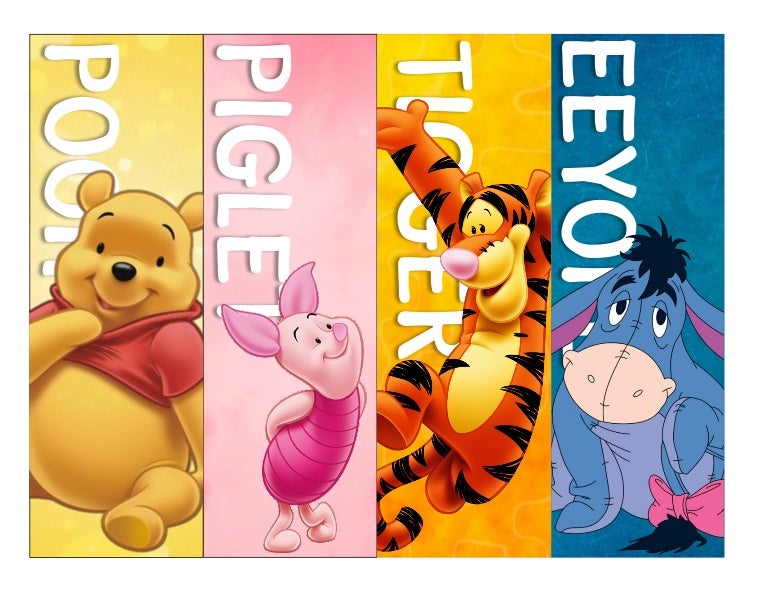 Pooh Bookmarks