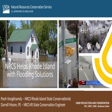 The Emergency Watershed Protection Program in East Providence: A Case Study In Partnership