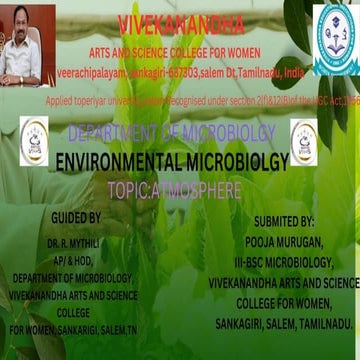 Atmosphere in Environmental microbiology