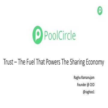 Trust - The Fuel That Powers The Sharing Economy