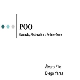 POO: Herencia, Abstraccion y Polimo...